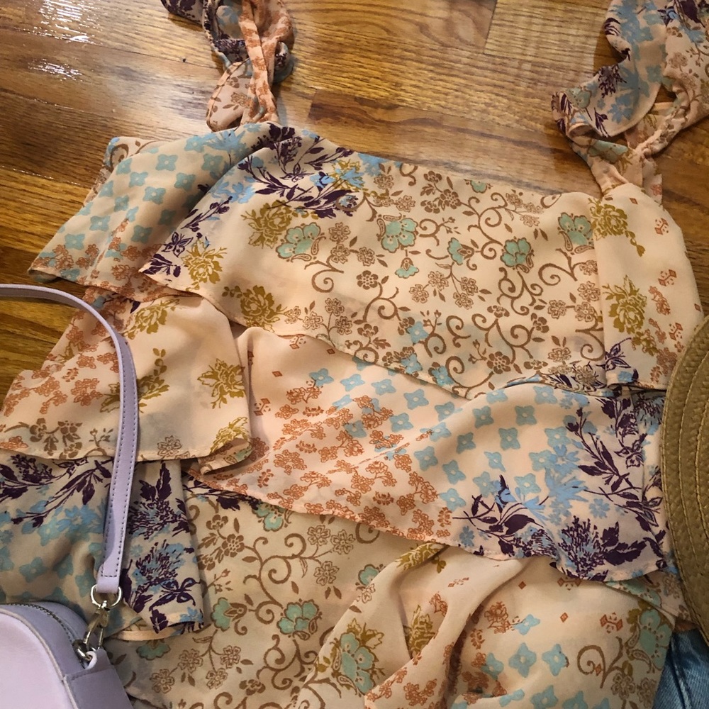 Wayf - Floral Pattern Layered Tank - Picture 2 of 5